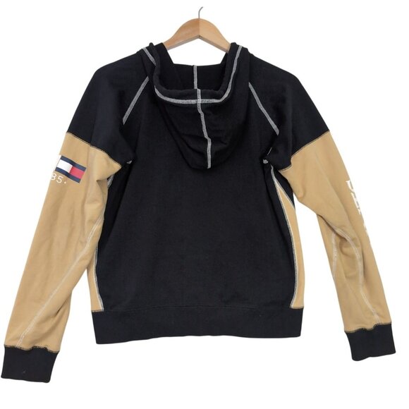 New Orleans Saints Tommy Hilfiger Hoodie Sweatshirt Womens S Black Gold Full Zip - Picture 2 of 13